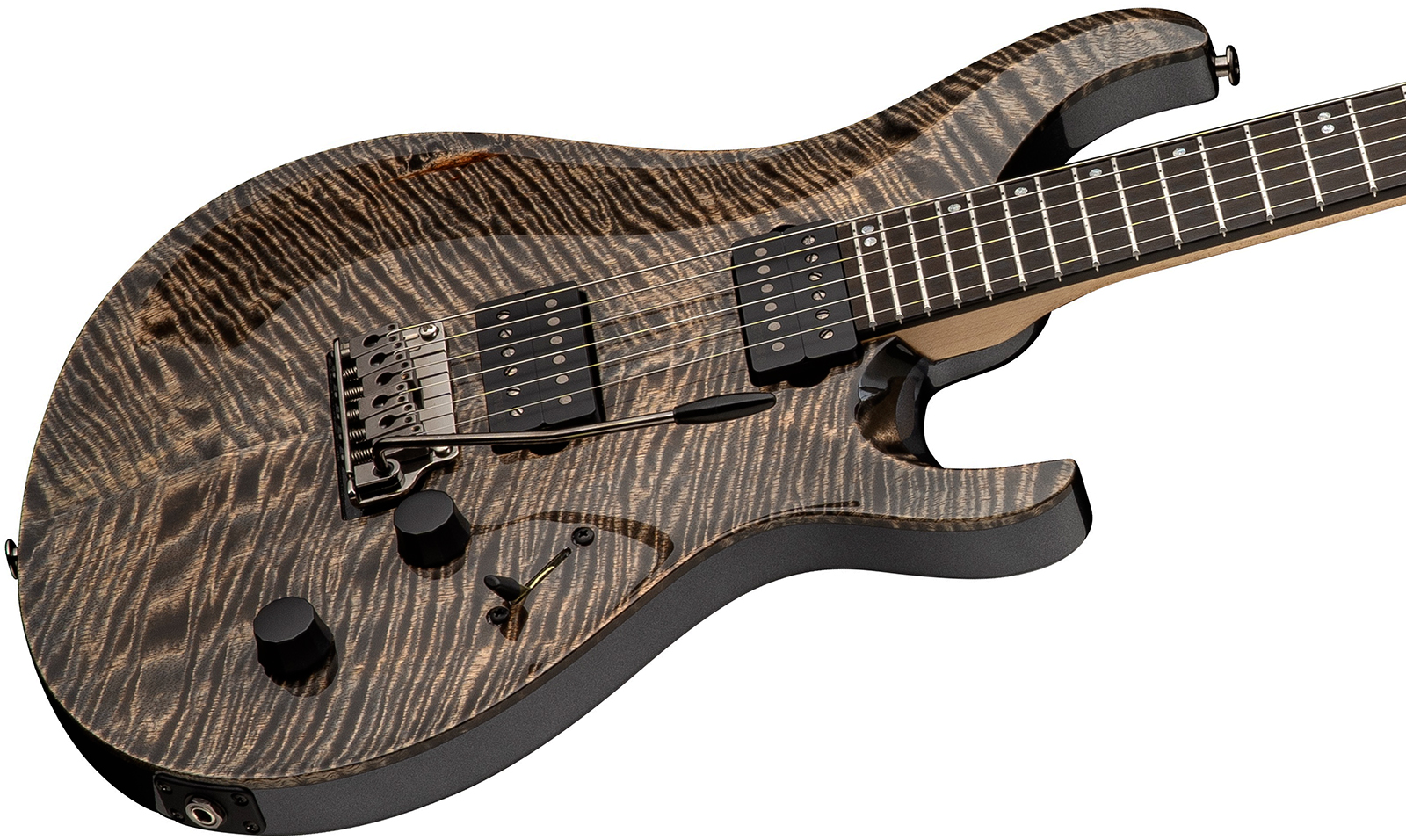 Prs Tekton T Usa 2h Trem Eb - Black Tourmaline - Double cut electric guitar - Variation 2