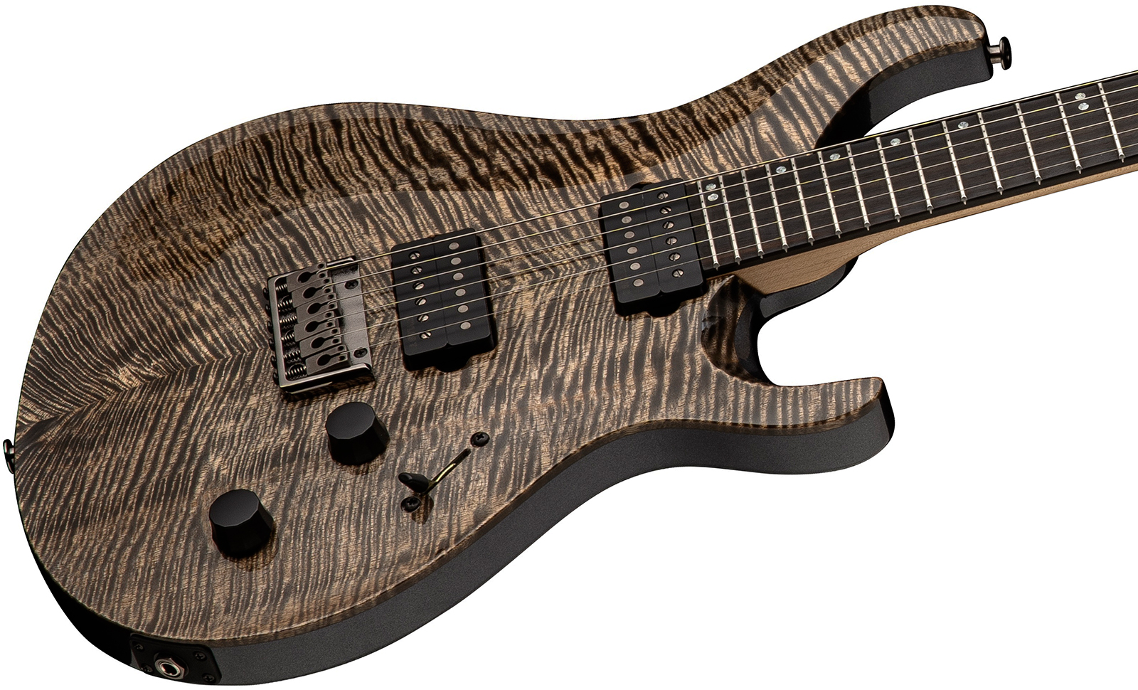 Prs Tekton Usa 2h Ht Eb - Black Tourmaline - Double cut electric guitar - Variation 2