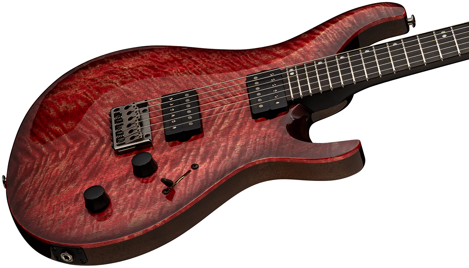 Prs Tekton Usa 2h Ht Eb - Fuschia Aura - Double cut electric guitar - Variation 2