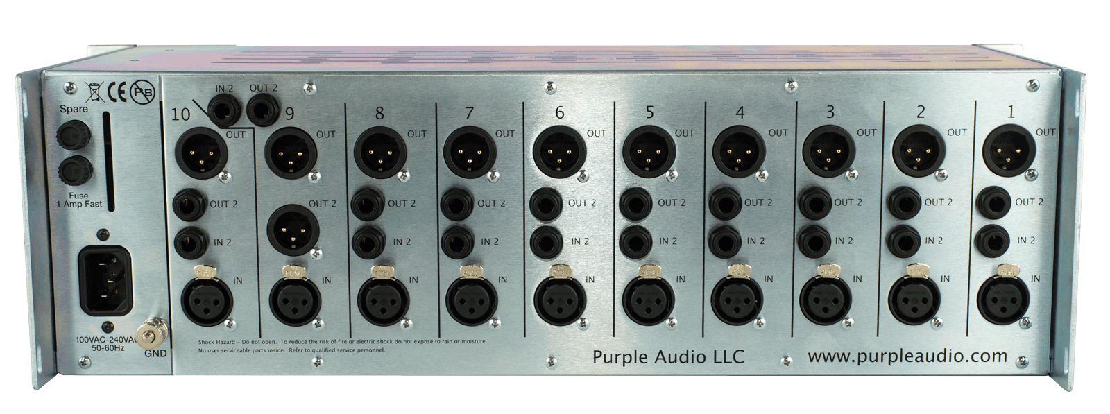 Purple Audio Sweet Ten Rack - Studio Rack - Variation 3