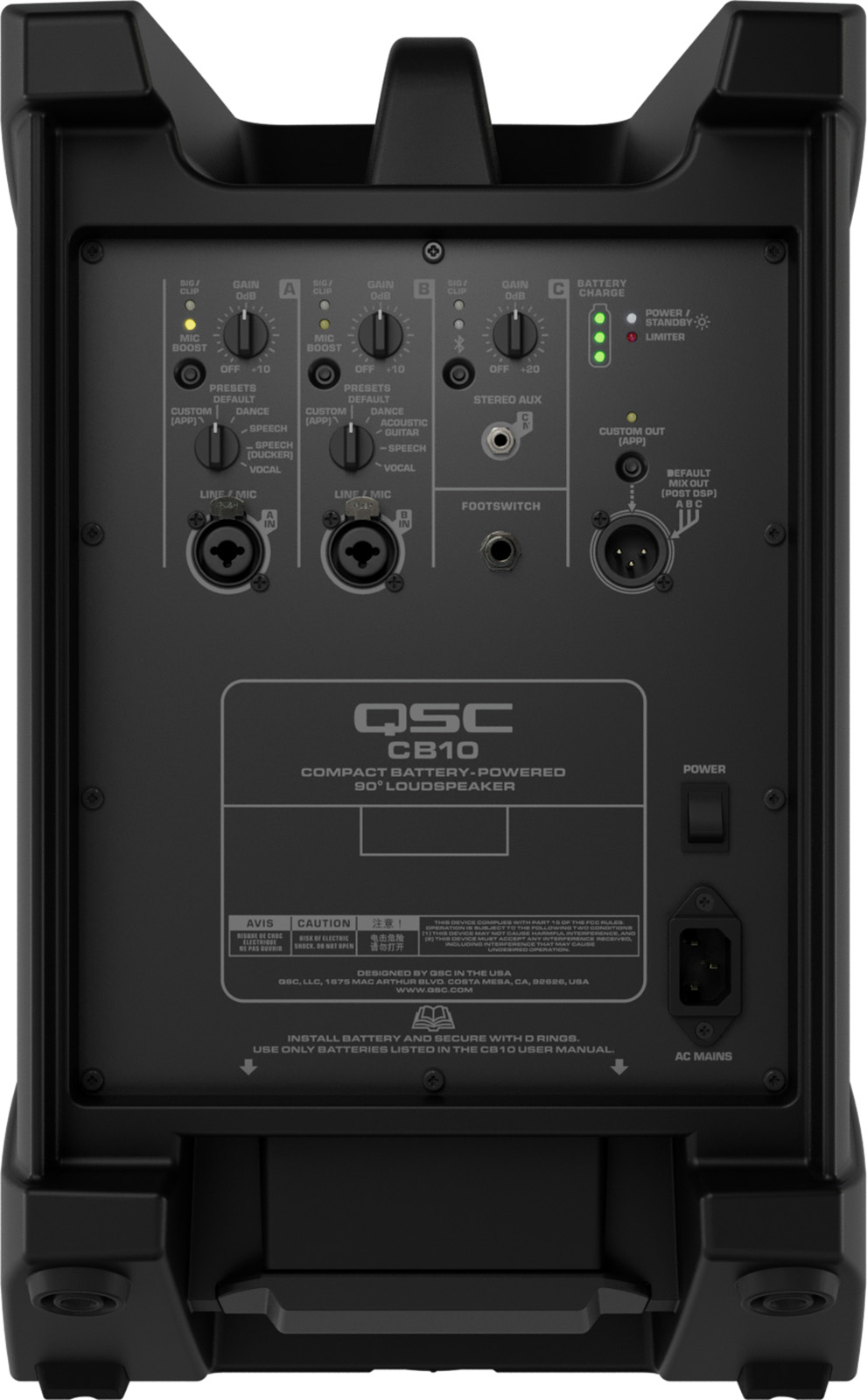 Qsc Cb10 - Portable PA system - Variation 2