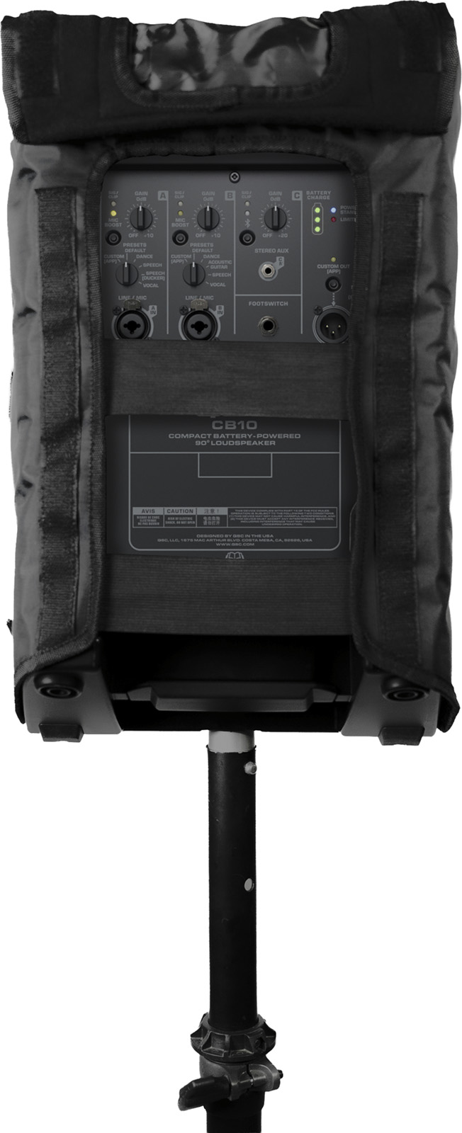 Qsc Cb10-vcr - Bag for speakers & subwoofer - Variation 2