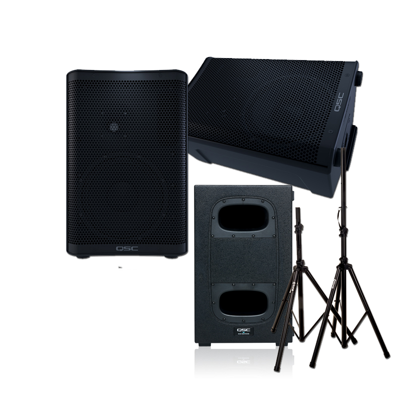 Qsc CP8 Pack Complete pa system