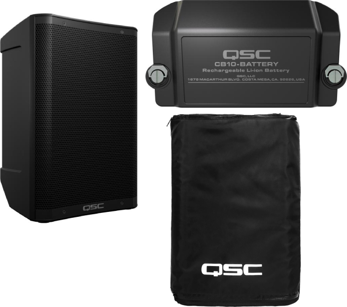 Qsc Cb10  + Housse + Batterie - Portable PA system - Main picture