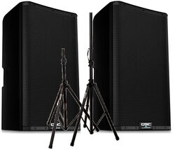 Complete pa system Qsc Bundle K12.2 avec stands