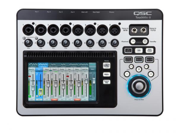 Digital mixing desk Qsc TouchMix 8