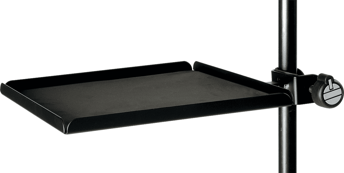 Quiklok Plateau Avec Clamp Pour Stand Micro & Pupitre - Noir - Rack Panel / Shelf / drawer - Main picture