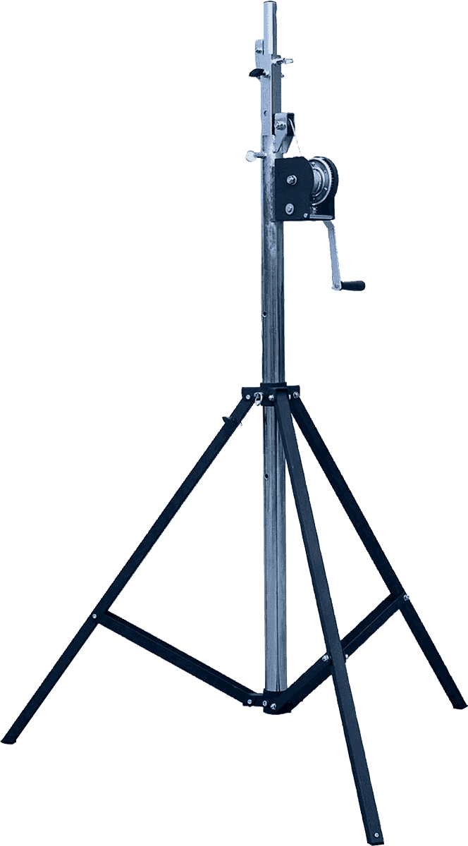Quiklok Stand LumiÈre Avec Manivelle - Noir/chrome - Light stand - Main picture