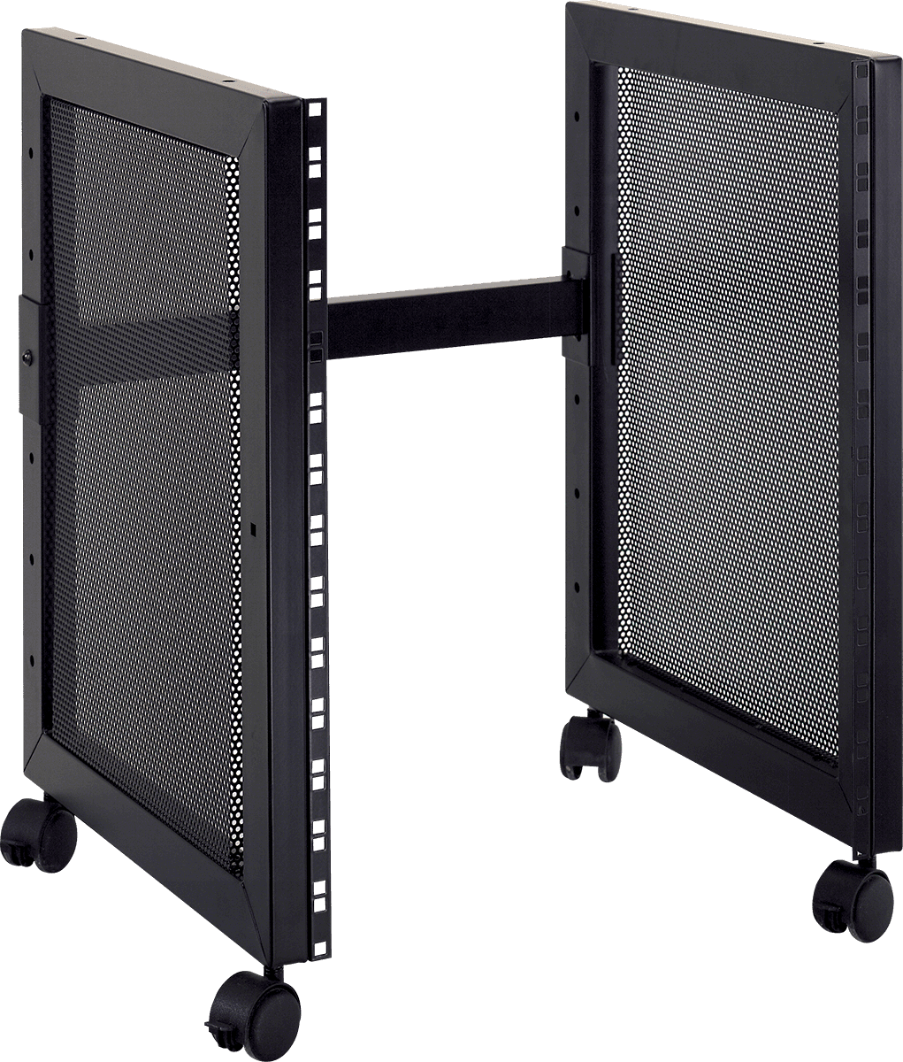 Quiklok Stand Rack 14u Avec Roulettes De Transport - Stand for studio - Main picture