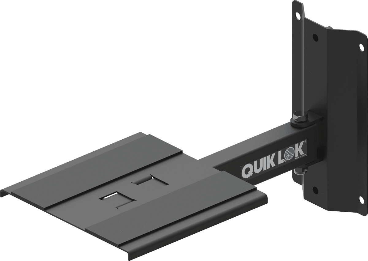Quiklok Support Mural Pour Enceinte - Noir - Stand for studio - Main picture