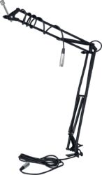 Microphone stand Quiklok Table microphone boom - black