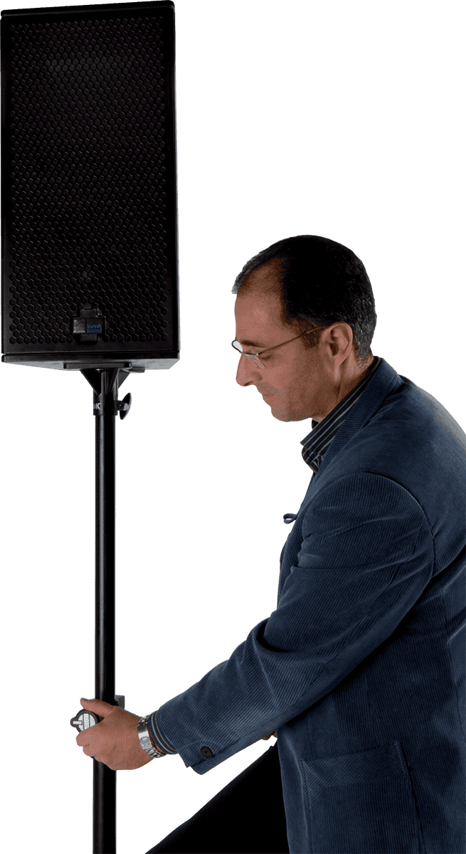 Quiklok Paire Pieds D'enceinte Avec SystÈme De Coussin D'air - Speaker stand - Variation 38