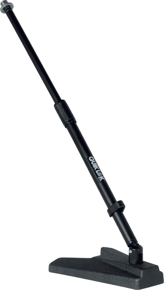 Quiklok Pied Court Embase Triangle - Noire - Microphone stand - Variation 1