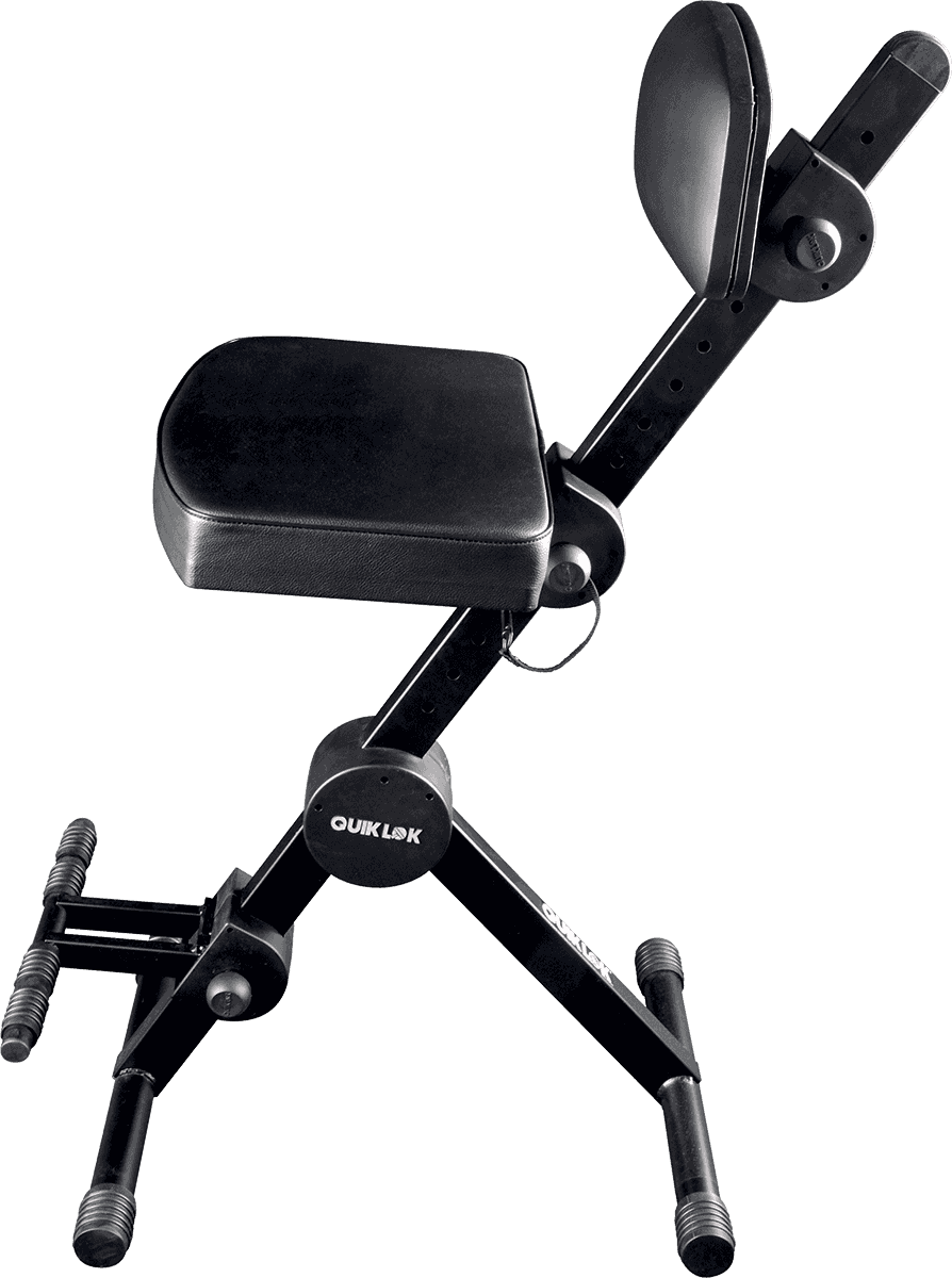 Quiklok SiÈge RÉglable Avec Dossier Et Repose-pied - Noir - Orchestra Chair - Variation 1