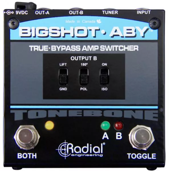 Switch pedal Radial Tonebone BigShot ABY Amp Switcher V2