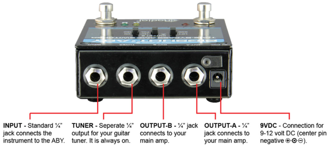 Radial Tonebone Bigshot Aby True-bypass Amp Switcher V2 - Switch pedal - Variation 1