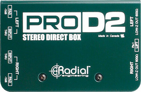 Radial Pro D2 Stereo Passive Direct Box - DI Box - Main picture