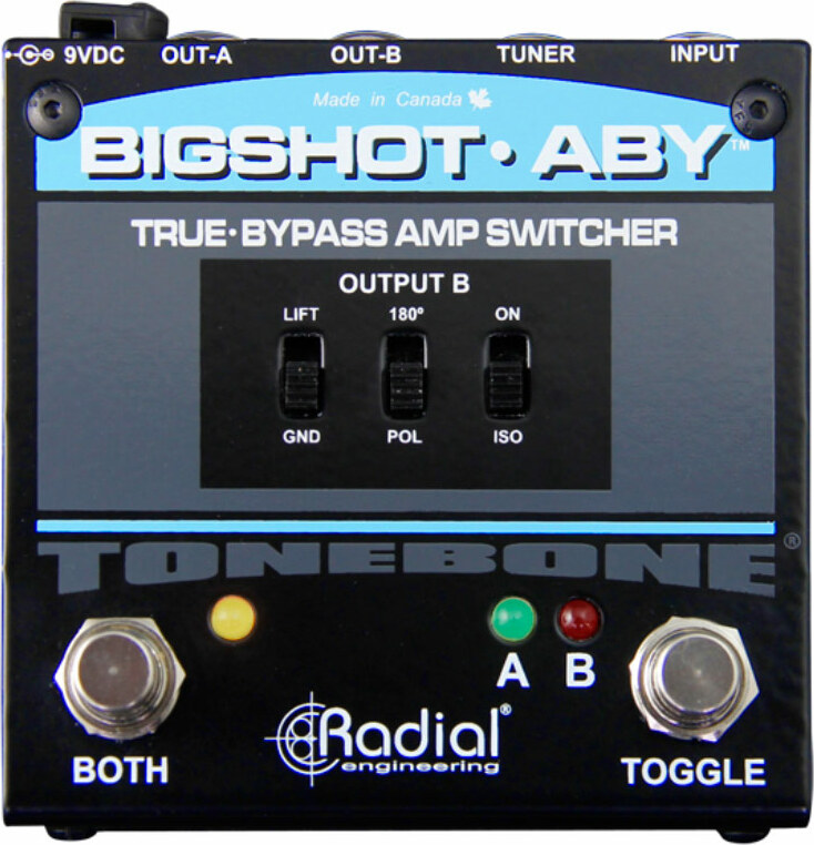 Radial Tonebone Bigshot Aby True-bypass Amp Switcher V2 - Switch pedal - Main picture