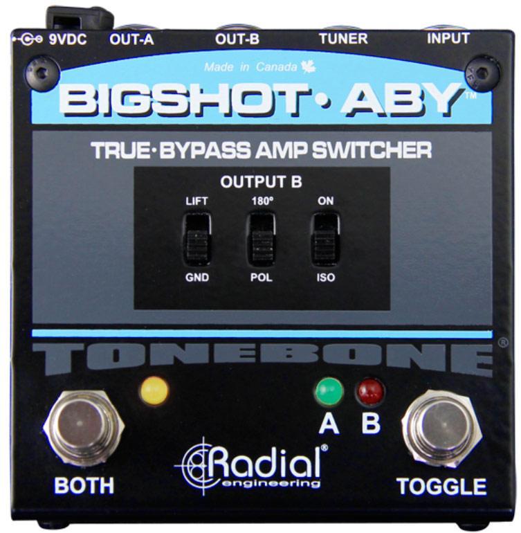 Switch pedal Radial Tonebone BigShot ABY Amp Switcher V2