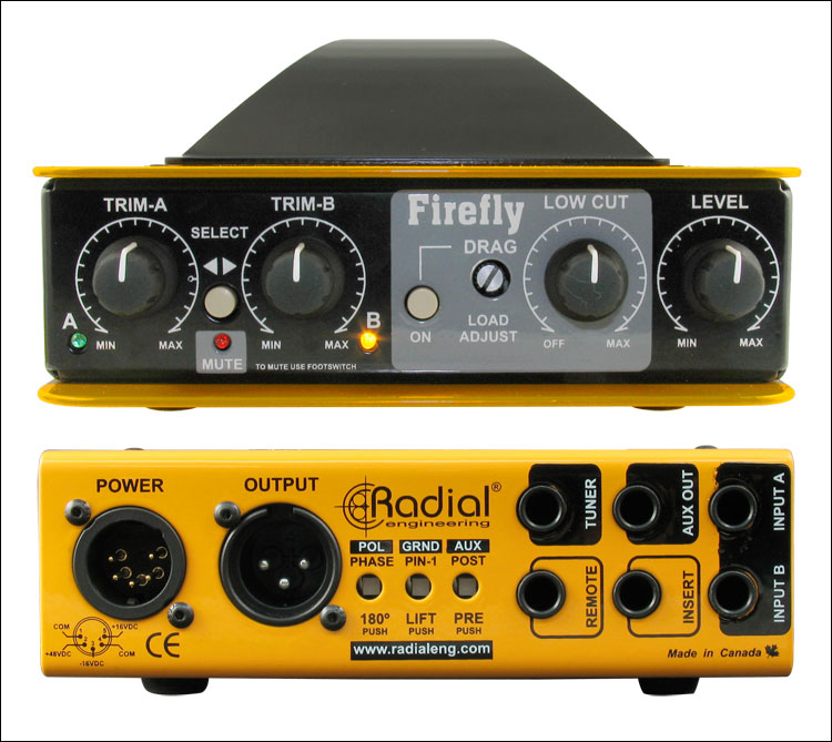Radial Firefly Tube Direct Box - DI Box - Variation 1
