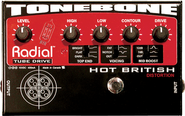 Electric guitar preamp Tonebone                       Hot British Tube Drive