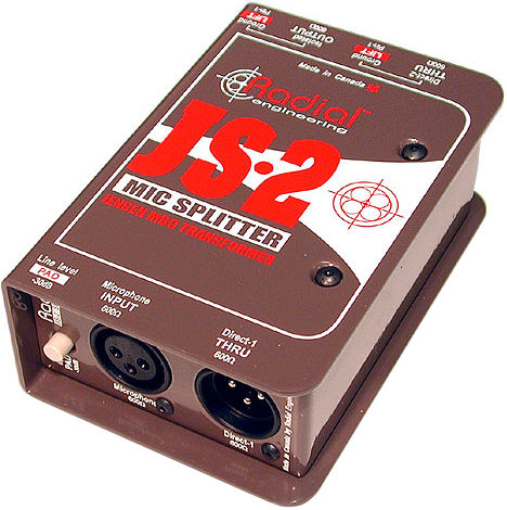 Radial Js2 Passive Microphone Splitter - DI Box - Variation 1