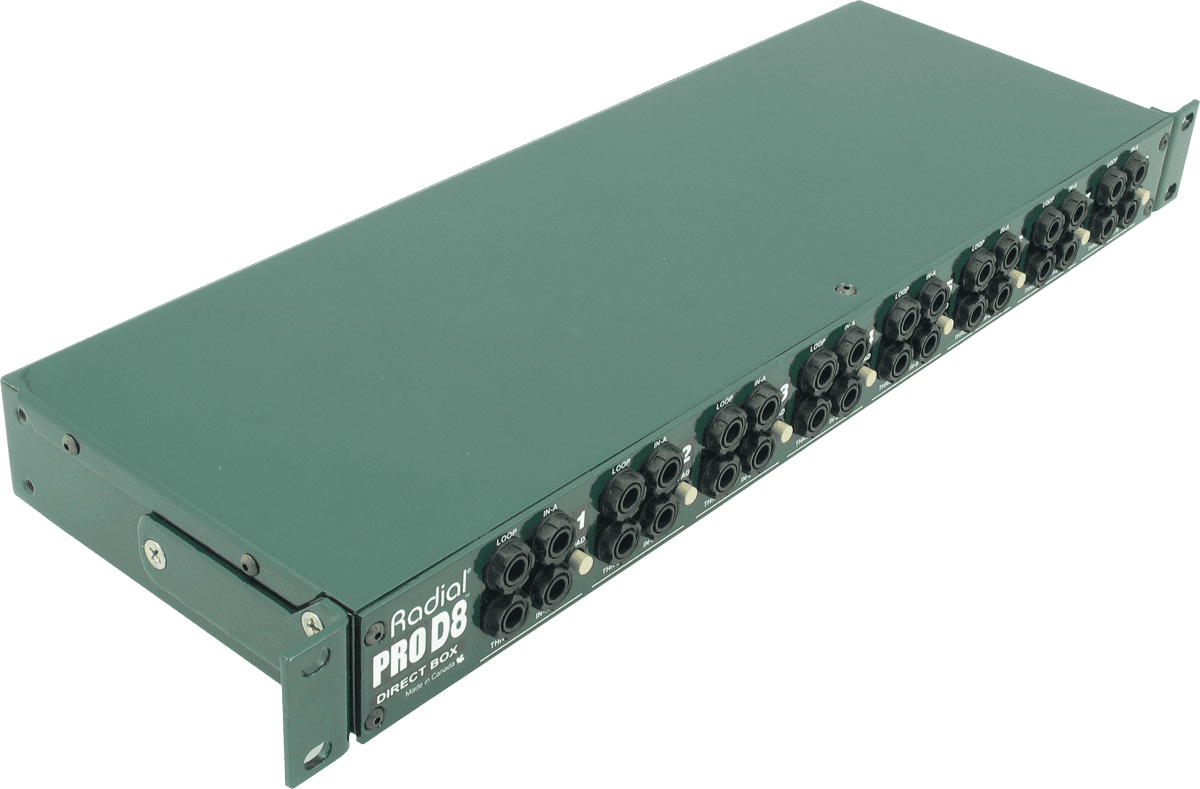 Radial Prod8 Eight Channel Rackmount Di - DI Box - Variation 1