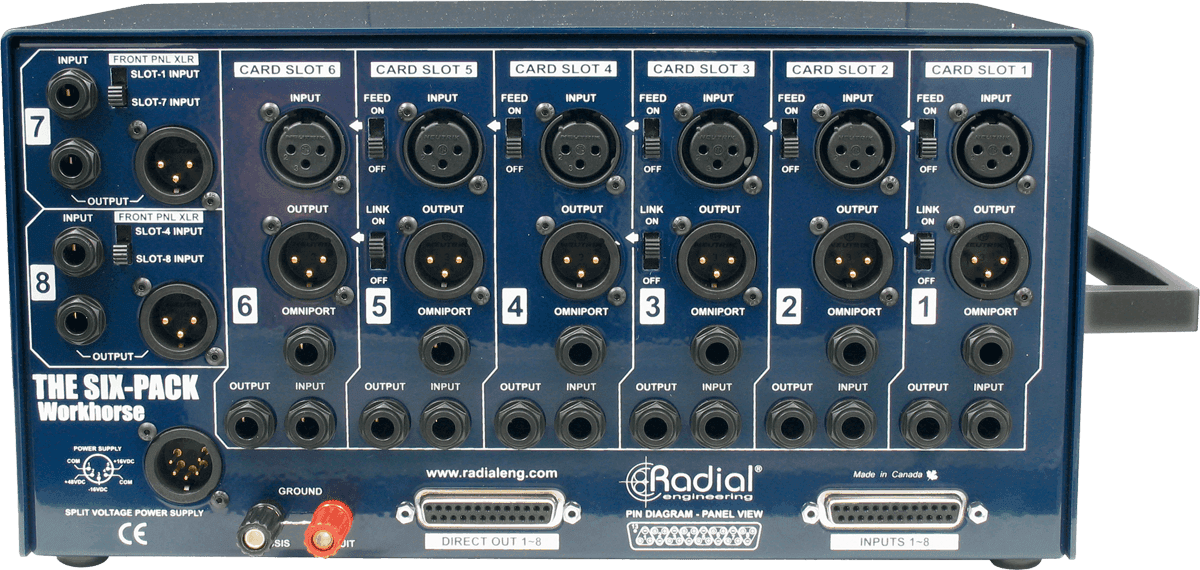 Radial Six Pack - 500 series components - Variation 2