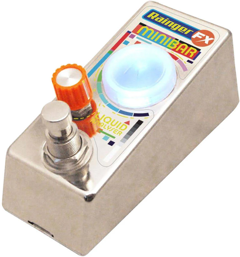 Rainger Fx Minibar Liquid Analyser - Overdrive, distortion & fuzz effect pedal - Main picture