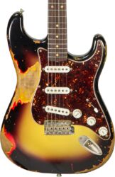 Str shape electric guitar Rebelrelic S-Series 62 #62110 - Heavy aging 3-tone sunburst