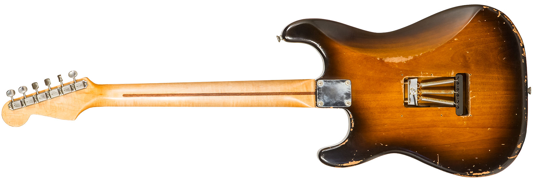 Rebelrelic S-series 54 3s Trem Mn #230103 - Medium Aged 2-tone Sunburst - Str shape electric guitar - Variation 1