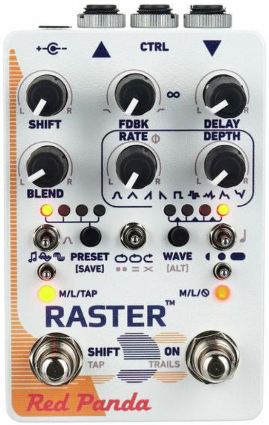 Red Panda Raster 2 Digital Delay - Reverb, delay & echo effect pedal - Main picture