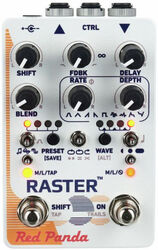 Reverb, delay & echo effect pedal Red panda Raster 2 Digital Delay