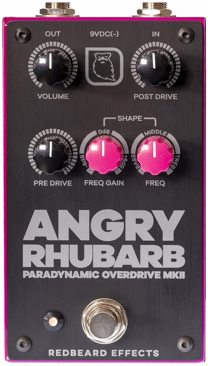 Redbeard Effects Angry Rhubarb Paradynamic Overdrive Mkii - Overdrive, distortion & fuzz effect pedal - Main picture