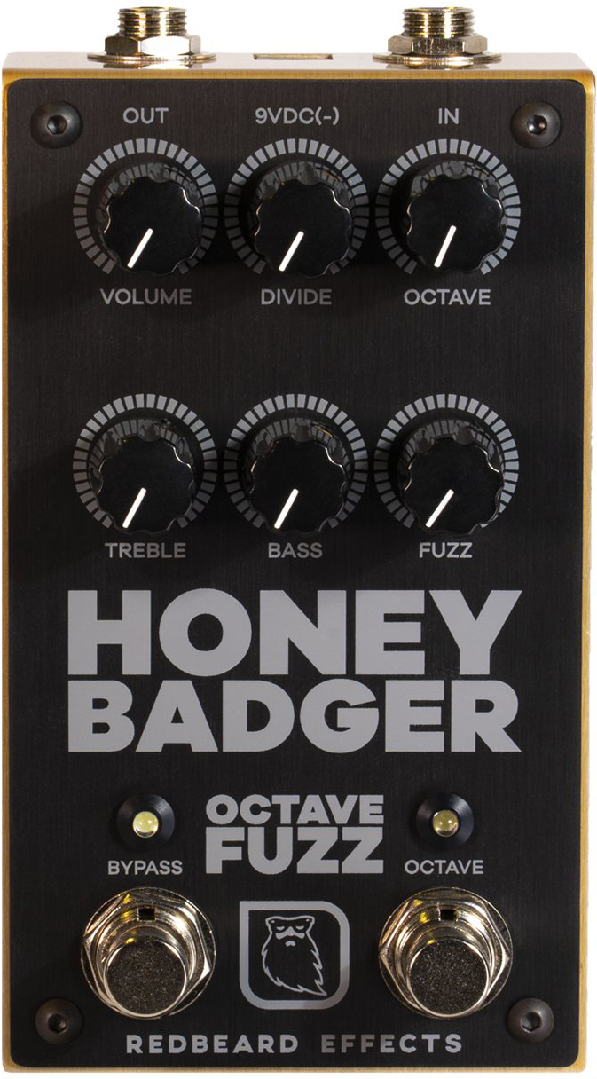 Redbeard Effects Honey Badger Octave Fuzz - Overdrive, distortion & fuzz effect pedal - Main picture
