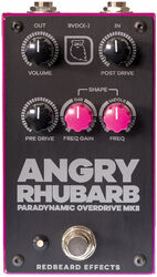 Overdrive, distortion & fuzz effect pedal Redbeard effects Angry Rhubarb Paradynamic Overdrive MKII