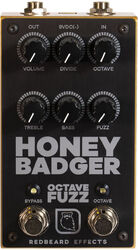 Overdrive, distortion & fuzz effect pedal Redbeard effects Honey Badger Octave Fuzz