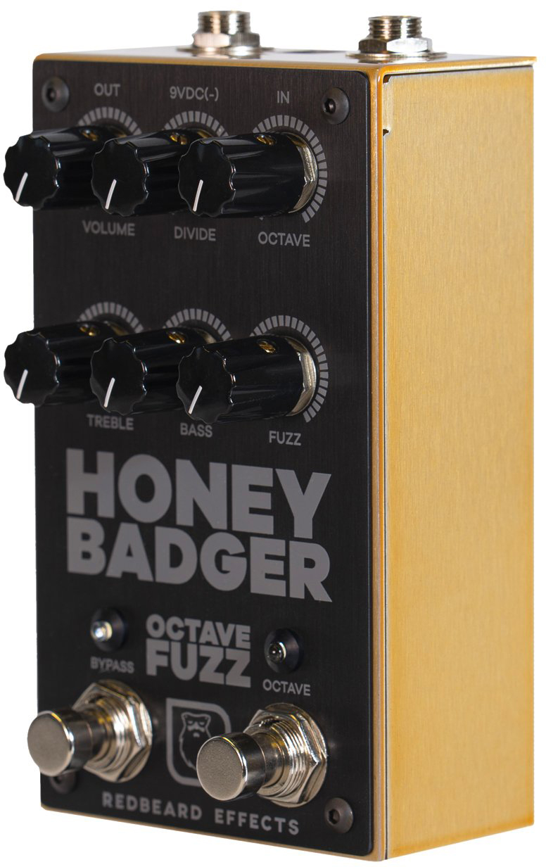 Redbeard Effects Honey Badger Octave Fuzz - Overdrive, distortion & fuzz effect pedal - Variation 1