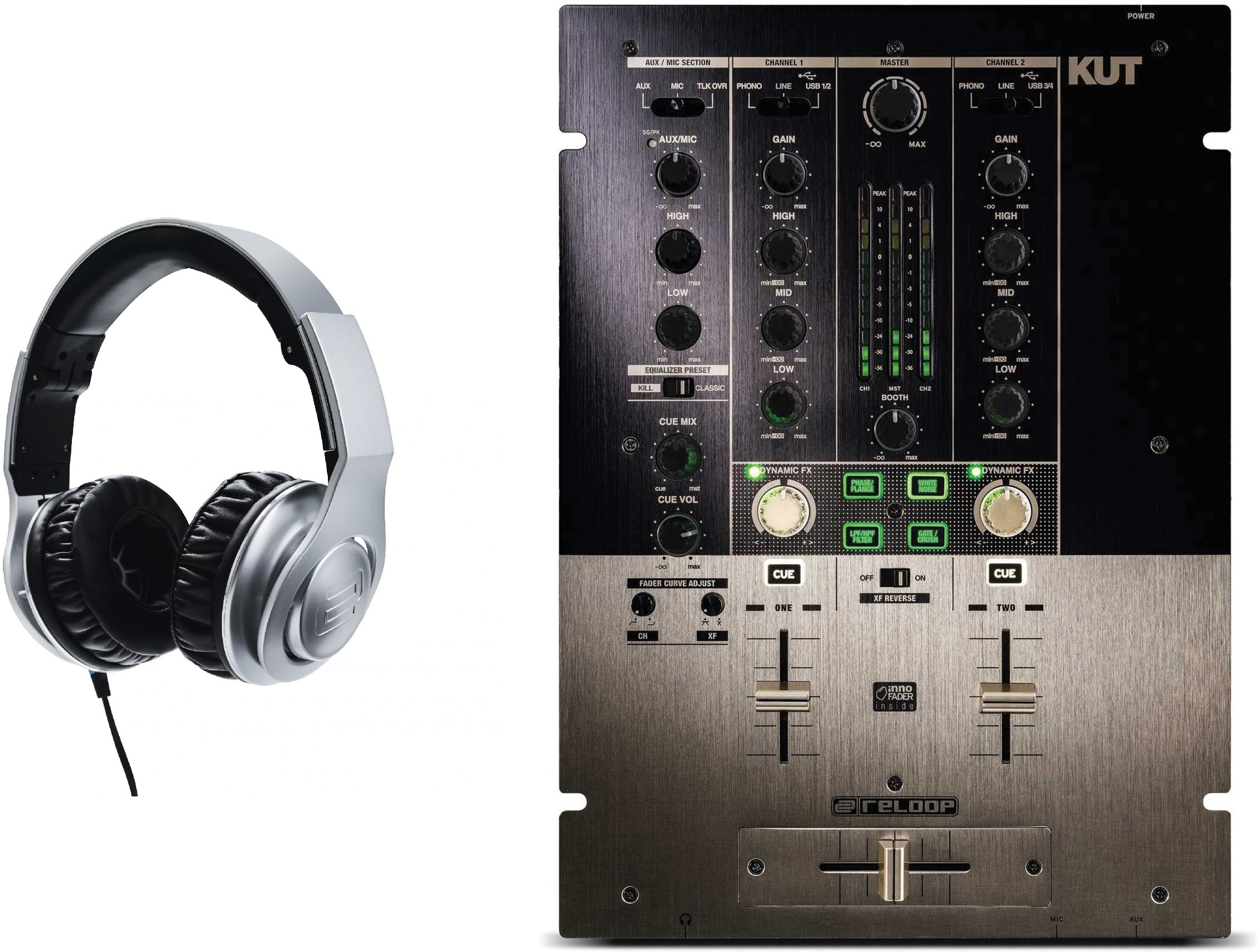 Reloop Kut + Rhp 30 Silver - Deejay Sets - Main picture