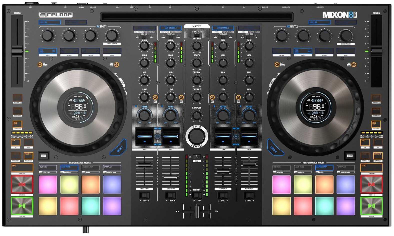 Standalone dj controller Reloop Mixon 8 pro