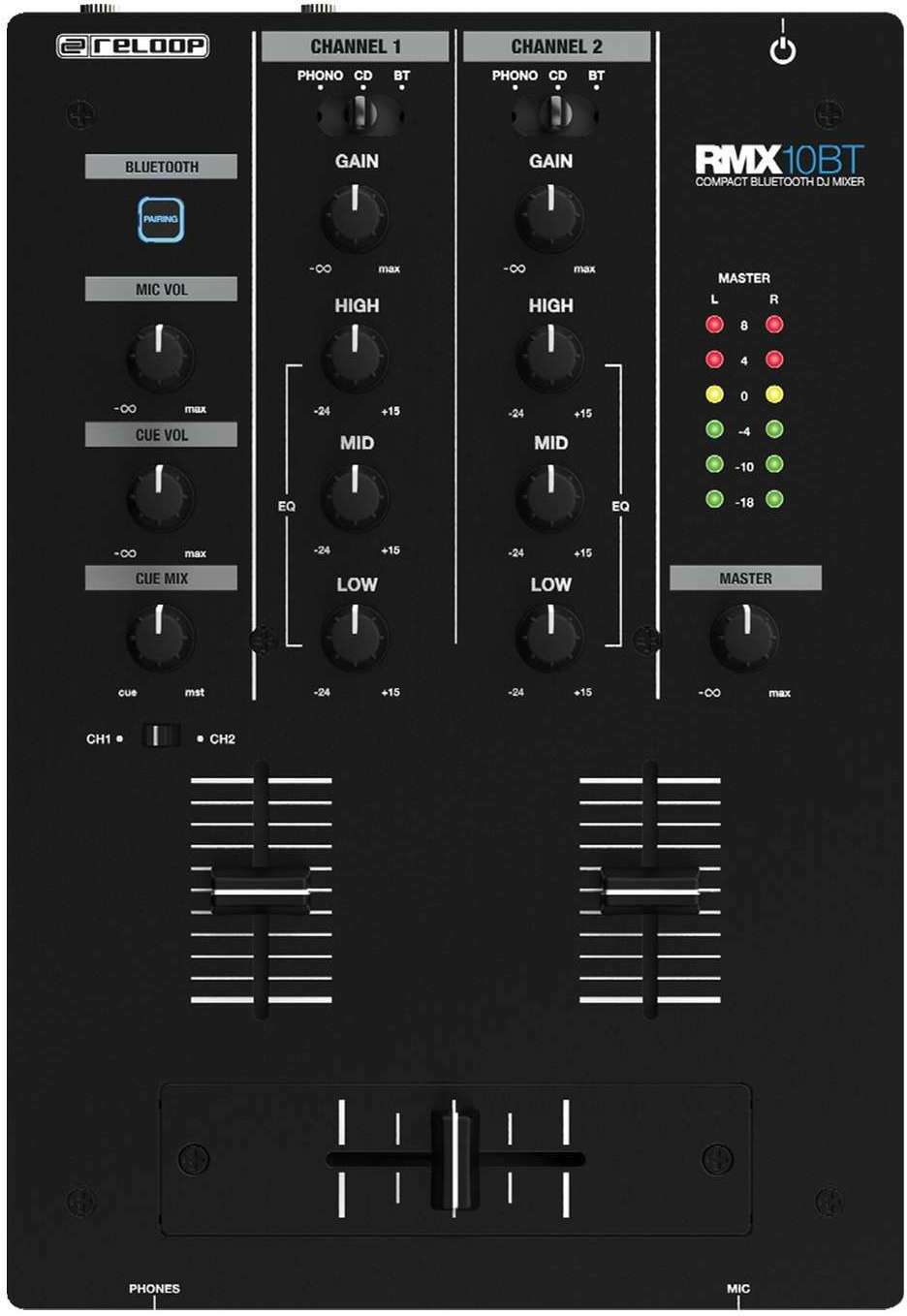 Reloop Rmx-10 Bt - DJ mixer - Main picture