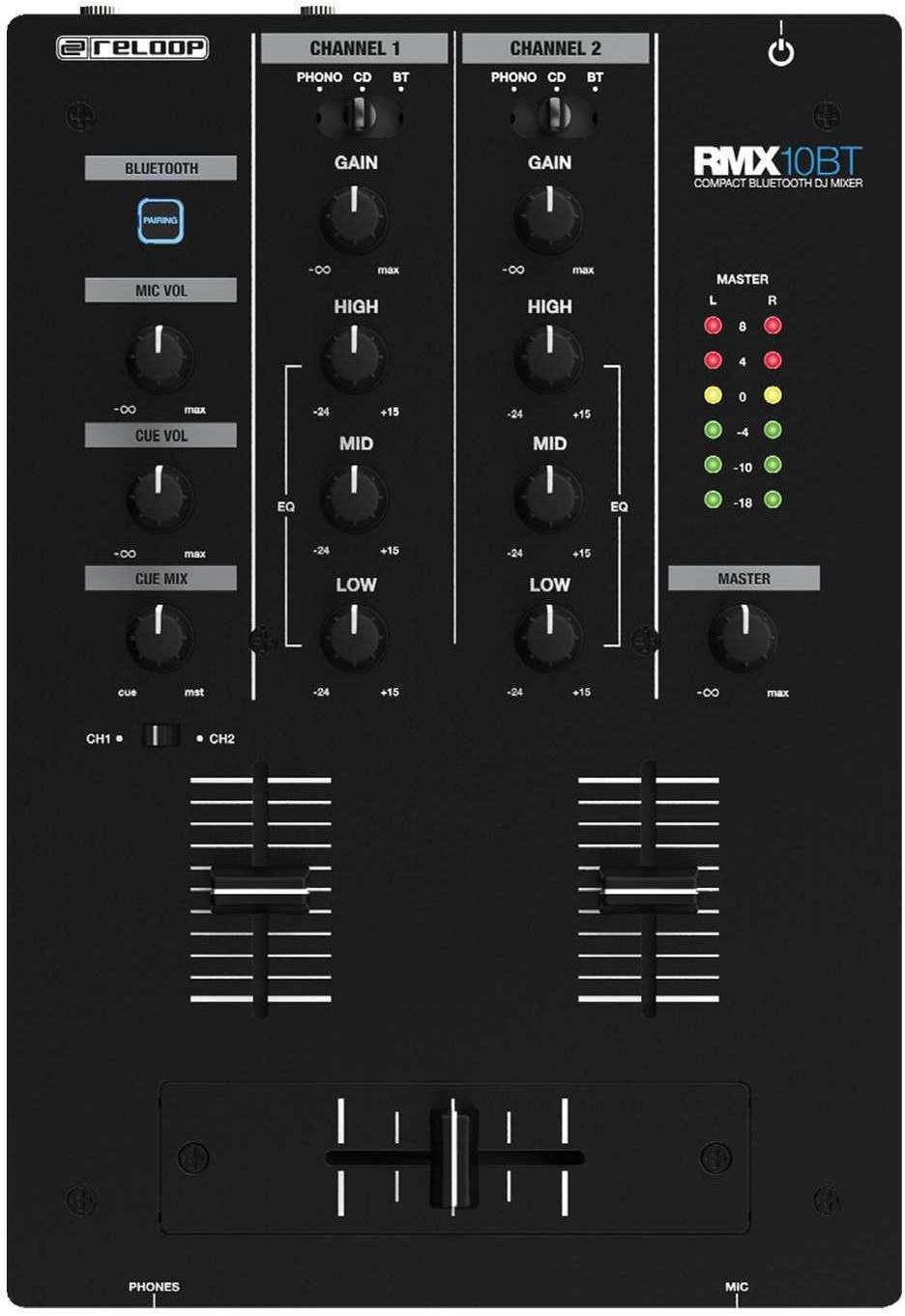 Dj mixer Reloop RMX-10 BT