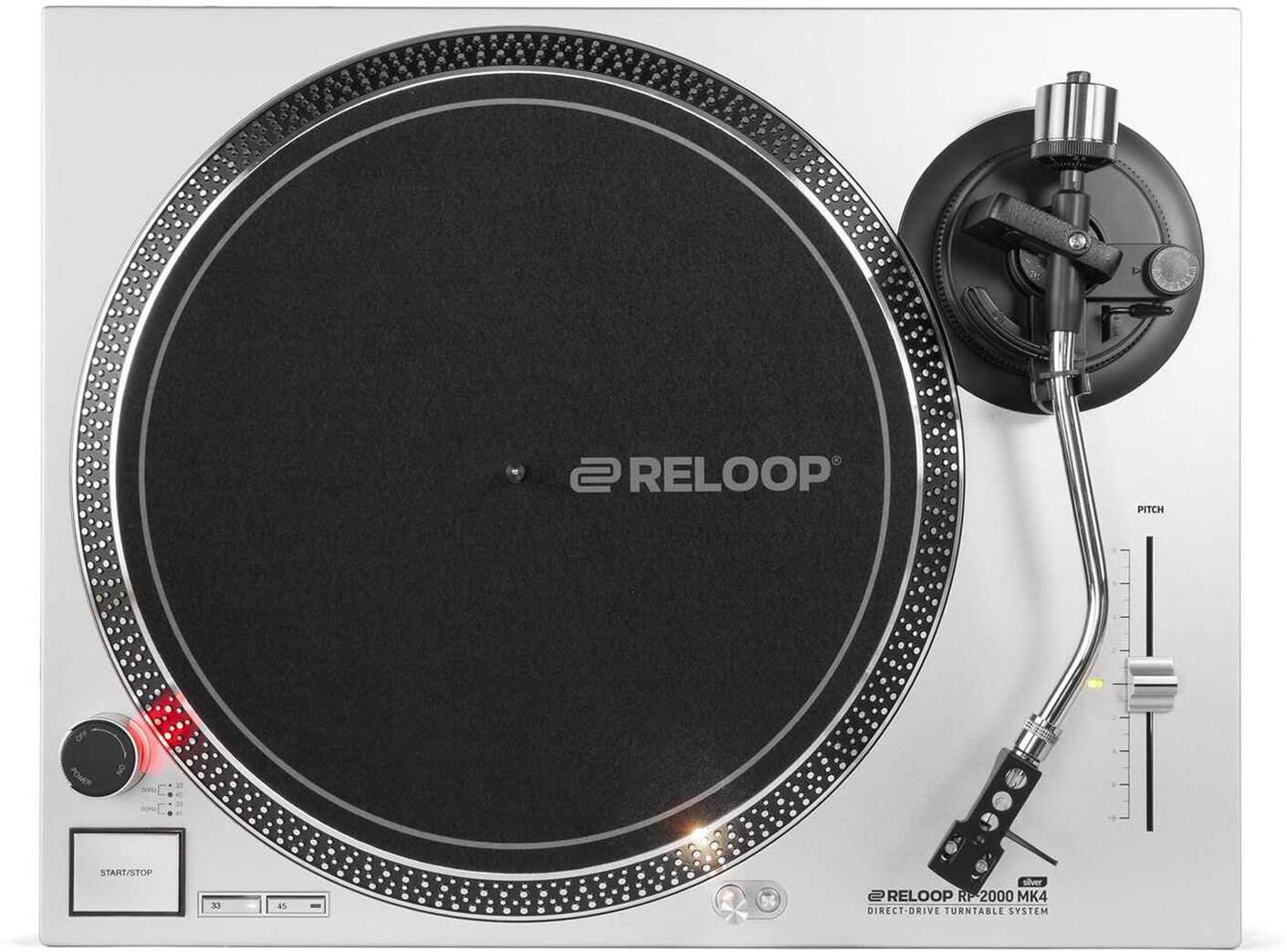 Reloop Rp-2000 Mk4 Silver - Turntable - Main picture