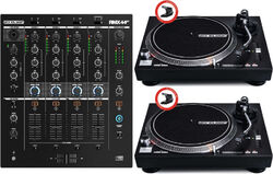 Full dj set Reloop 2 x RP-4000 MK2 + RMX-44 BT