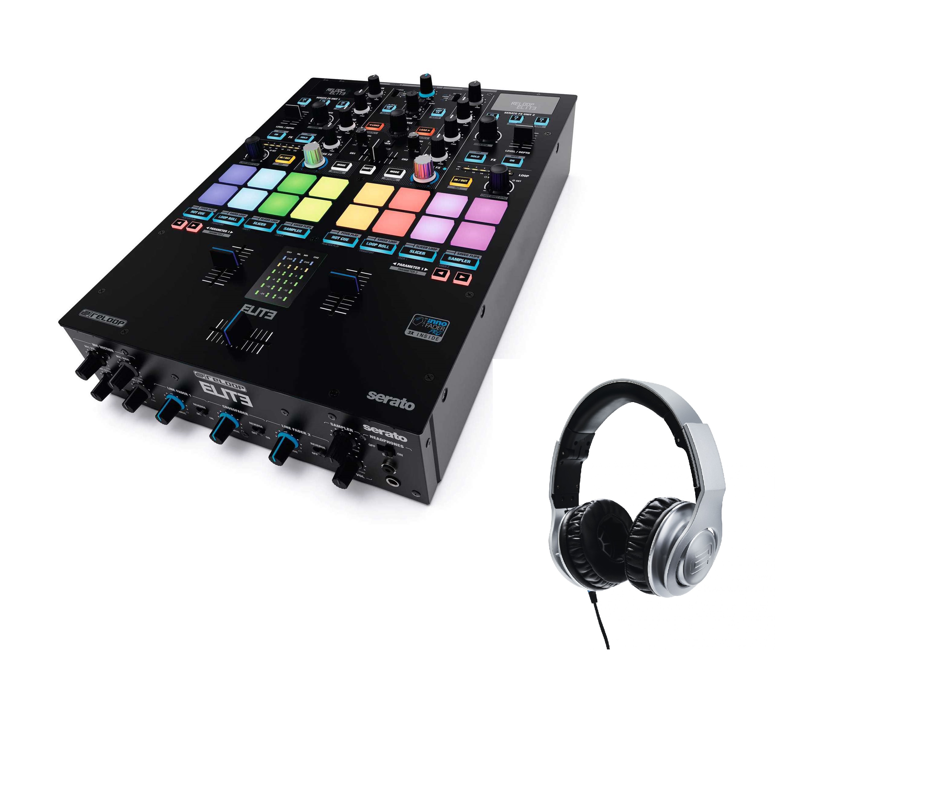 Reloop Elite + Rhp 30 Silver Dj mixer