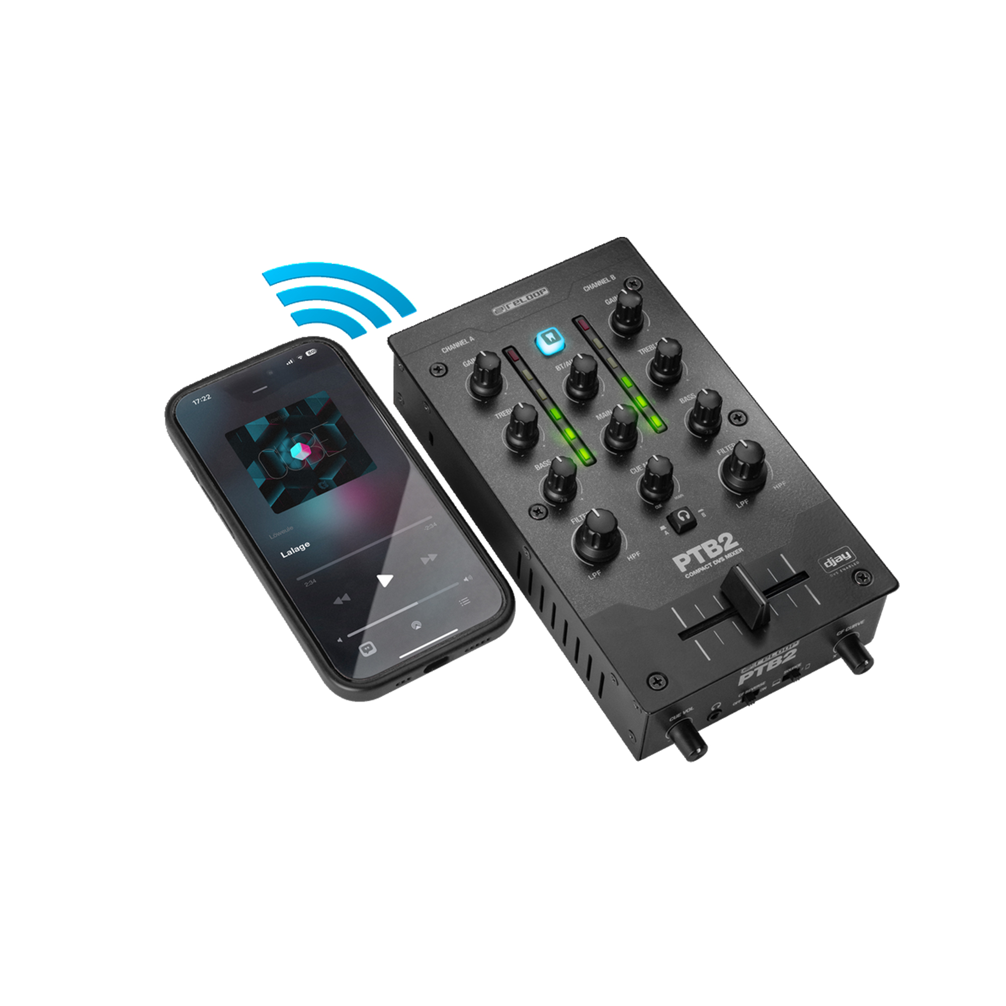 Reloop Ptb-2 - DJ mixer - Variation 6