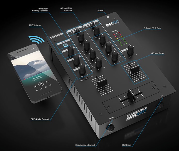 Reloop Rmx-10 Bt - DJ mixer - Variation 5