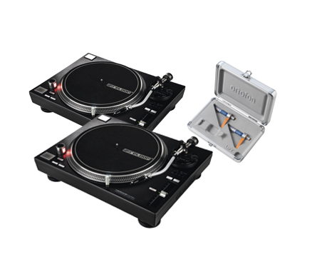 2) Reloop RP-7000 MK2 (Black) Turntables, Audio Technica ATH-M40X Bundle