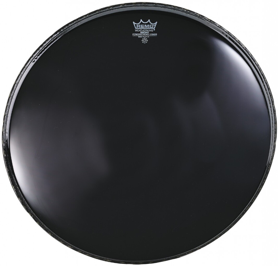 Remo P3-1018-es P3/ebony G.caisse + Dynamo - 18 Pouces - Bass drum drumhead - Main picture