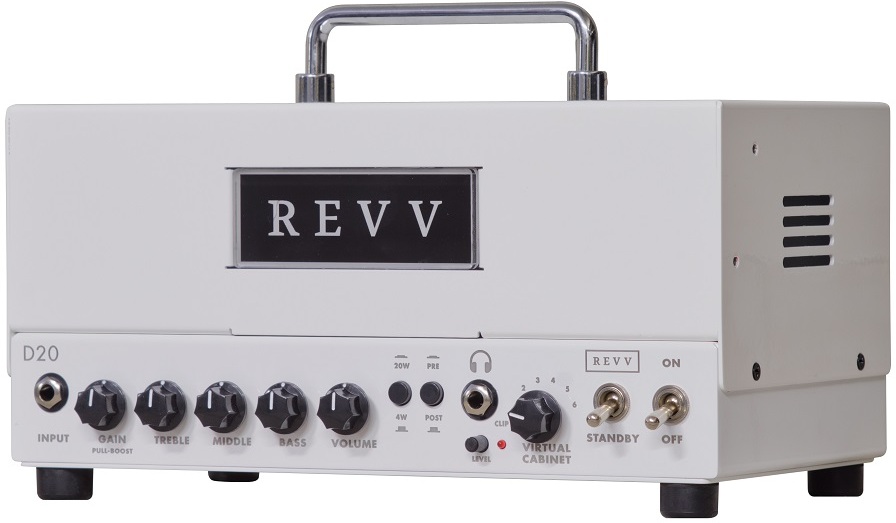 Revv D20 Head 20w White - Electric guitar amp head - Main picture